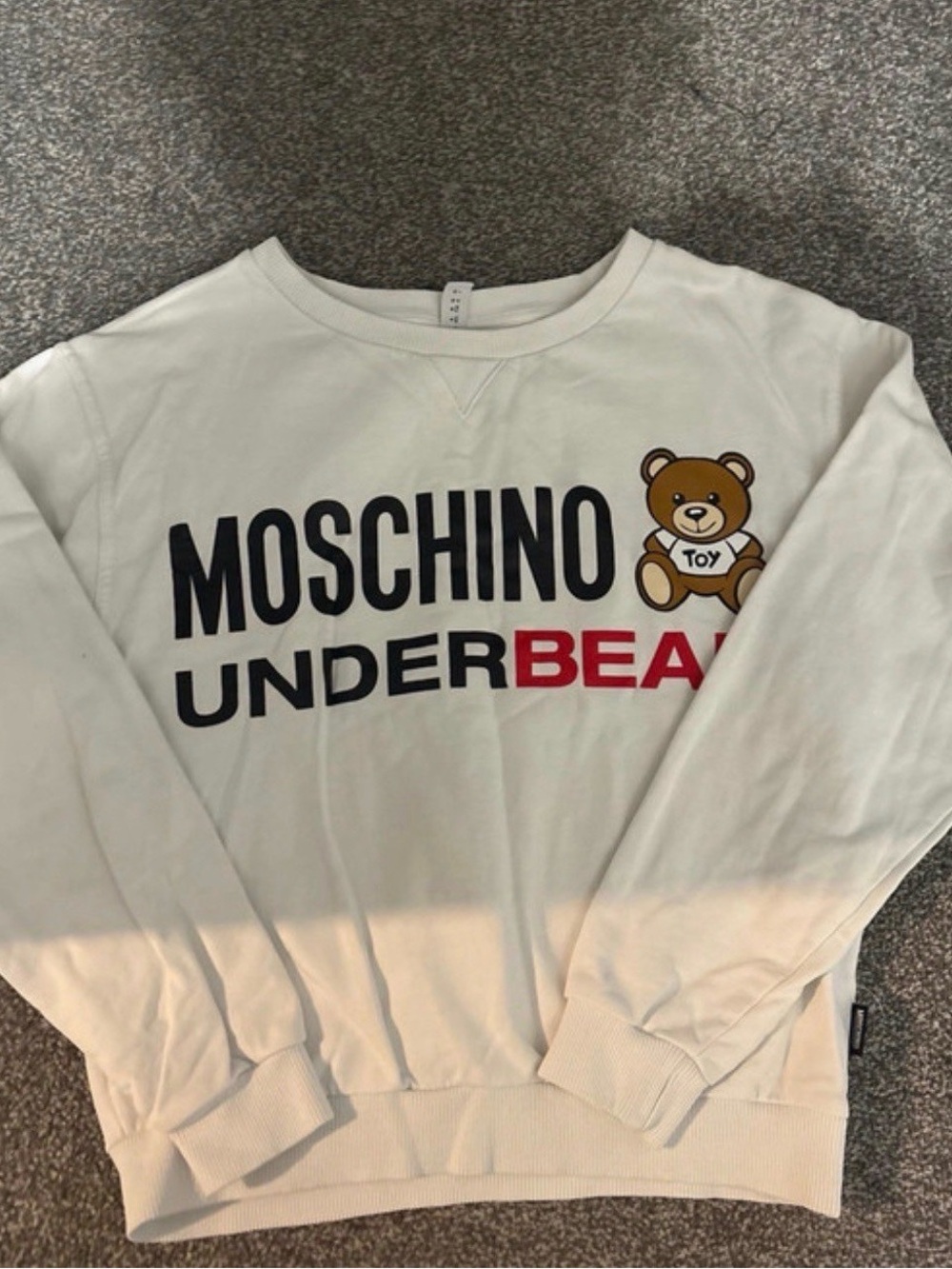 Moschino teddy bear sweater